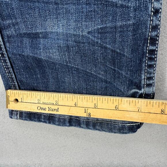 Cowgirl Tuff Jeans Women's 24x33 (0) Blue Aztec Mustang Boot Cut Embroidered - Picture 15 of 16